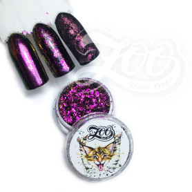 PIGMENT "FLAKES" ROSE-GOLD-GRÜN PIGMENT "FLAKES" ROSE-GOLD-GRÜN