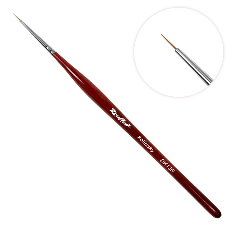 Nailart Pinsel N.10/0 DK13R Kolinsky "Roubloff" Nailart Pinsel N.10/0 DK13R Kolinsky "Roubloff"