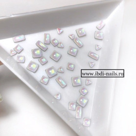 Moon Stone MIX verschiedene Formen white Moon Stone MIX verschiedene Formen white